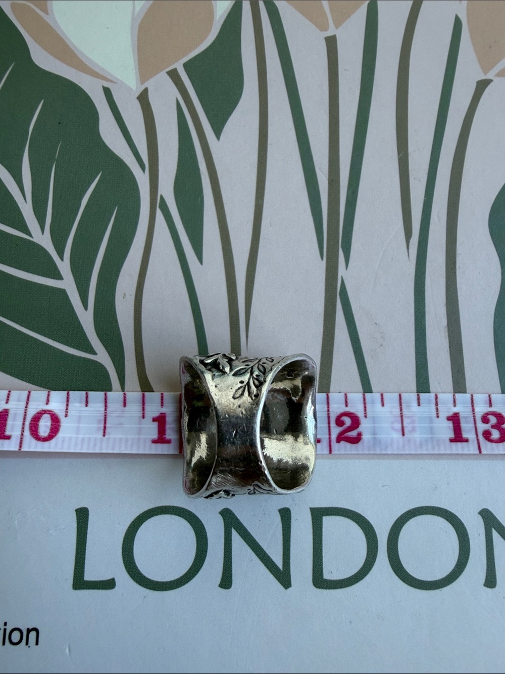 925 STERLING SILVER RING SIZE 7.5 - Picture 6 of 9